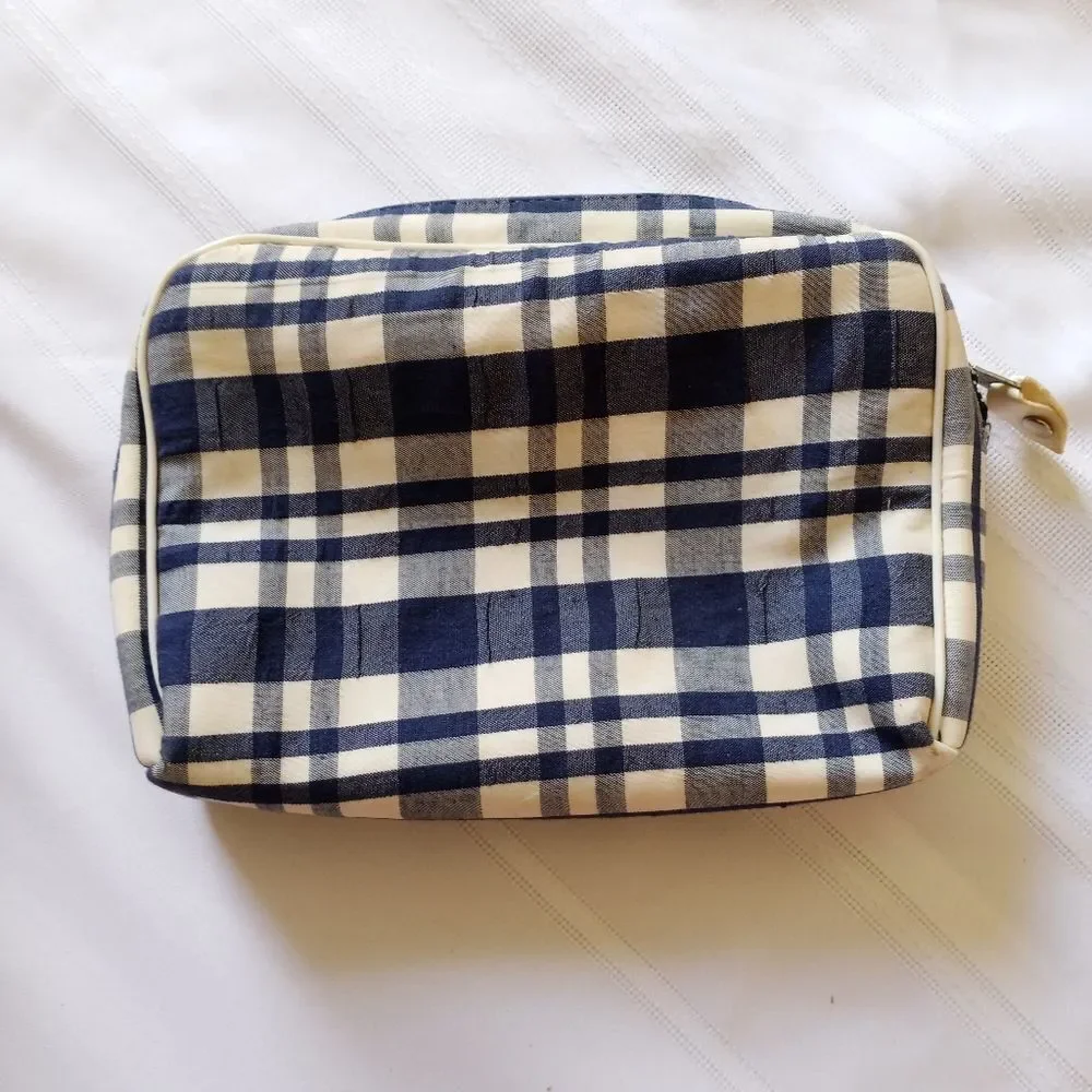 VTG Plaid toiletries bag